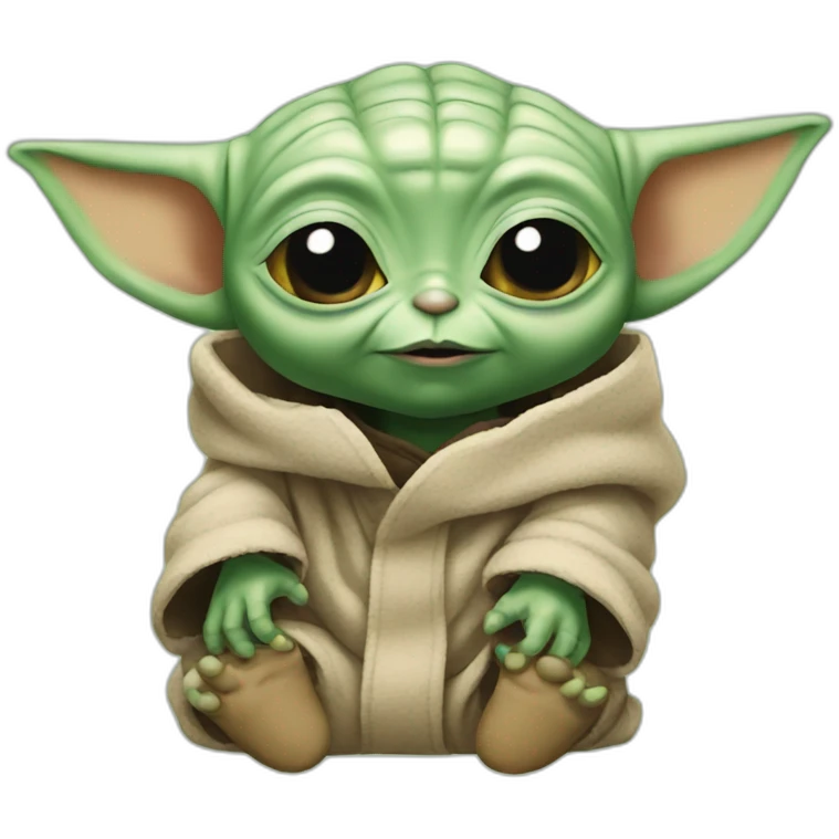 Baby Yoda hungry emoji