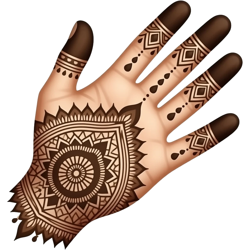 Henna tattoo emoji