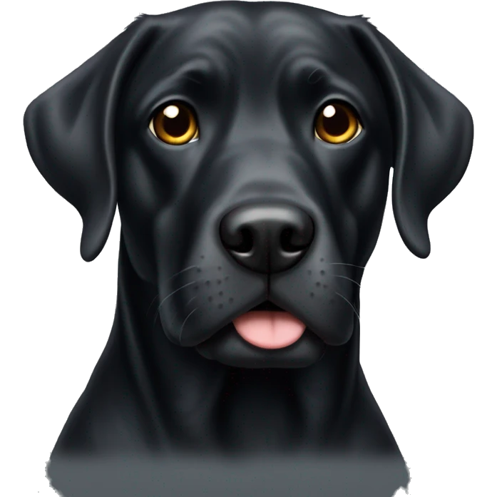 black labradour emoji