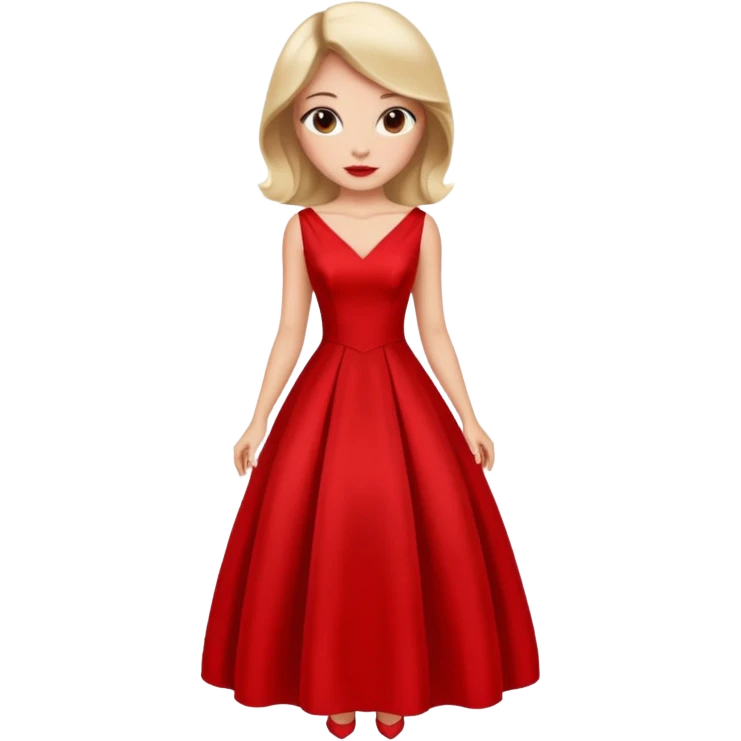 lady in red  emoji