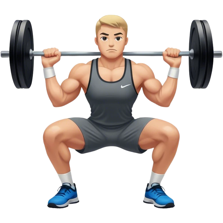 nike athlete weighted squats emoji