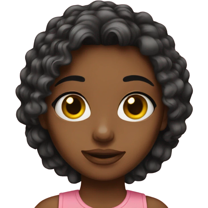 Girl in Snapchat emoji