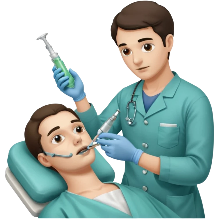 A victorian surgeon using chloroform as an anaesthetic on a patient during an operation emoji