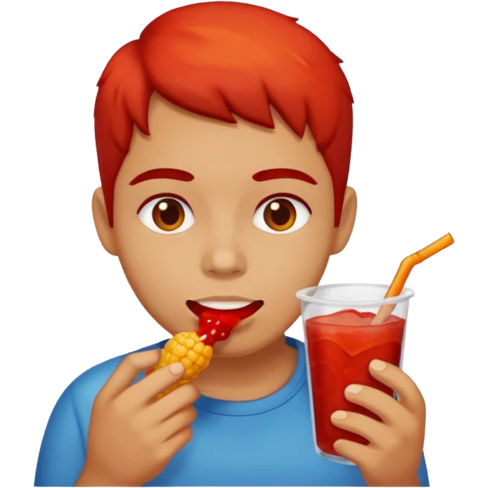 Teorodo con un chamoyDjdj emoji