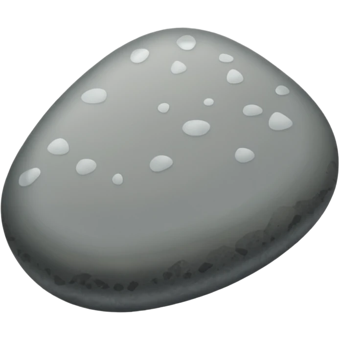 A smooth river stone polished by flowing water.


































































 emoji