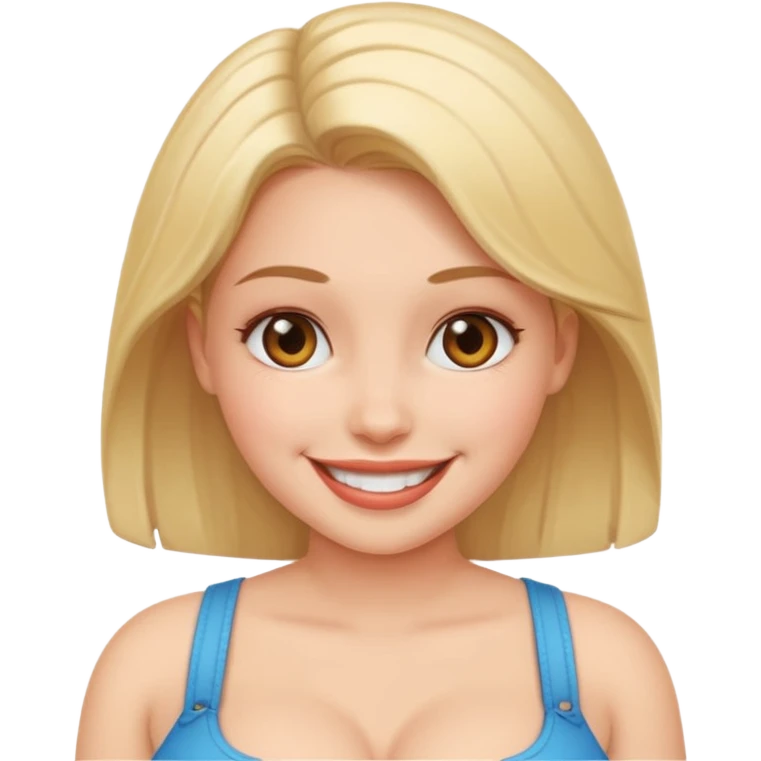 girl with big naked boobs emoji