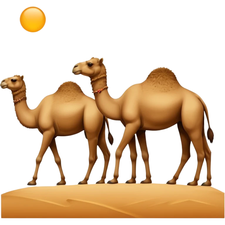 сделай фото верблюдов  emoji