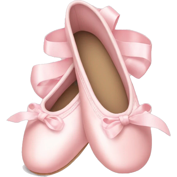 pastel pink ballet shoes emoji