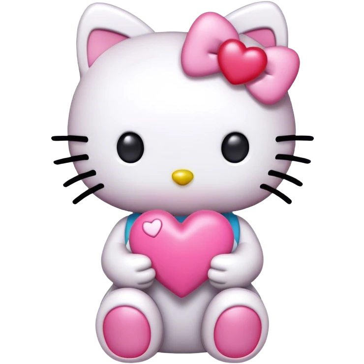 Hello kitty heart  emoji