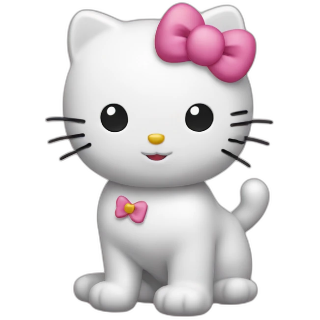 Hello kitty cute emoji
