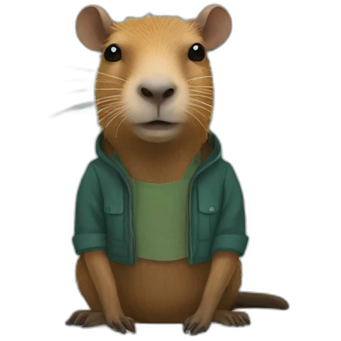 Walter white capybara emoji