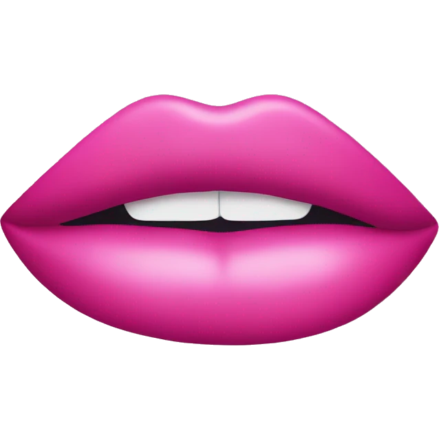 Pink lipstick  emoji