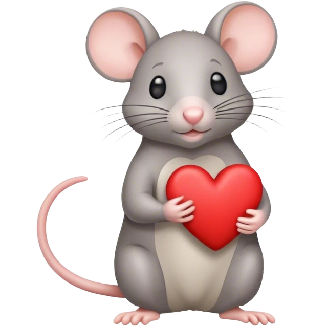 IKEA rat holding heart emoji