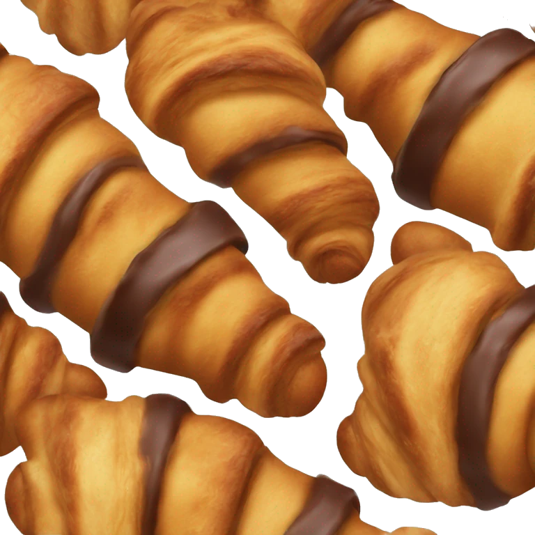 Chocolate croissant  emoji