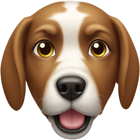 Dog with a shake head emoji