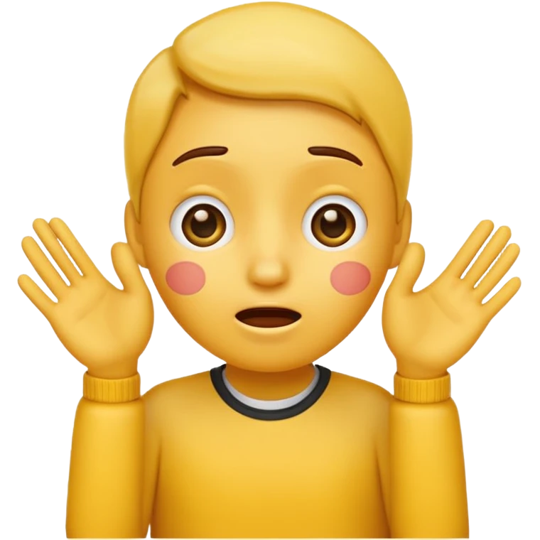  yellow emoji making mistake emoji