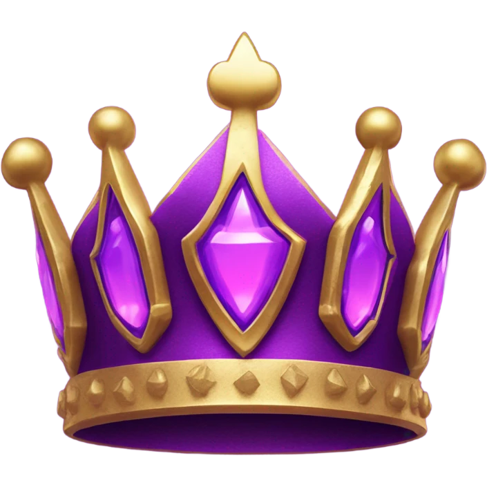 Neon purple crown subscriber feed Instagram emoji