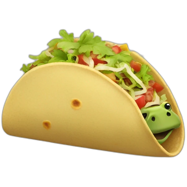 Turtle tacos emoji