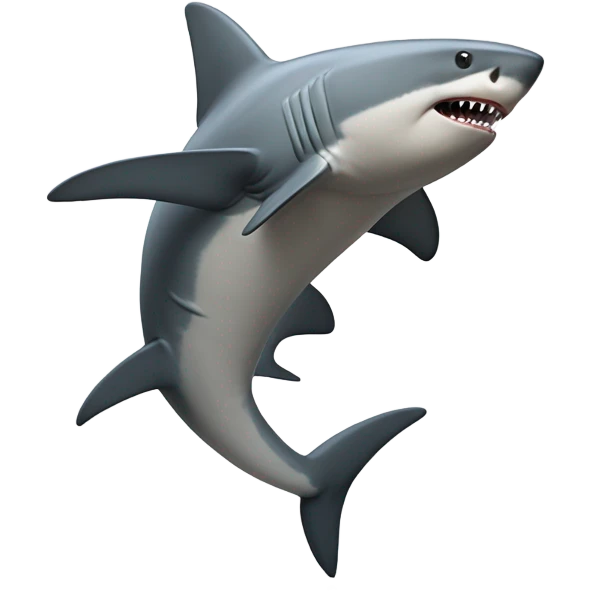 A shark with Horse Legs emoji