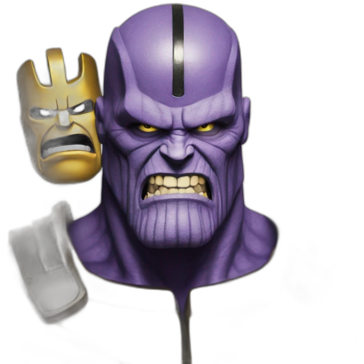 Thanos vs bart  emoji