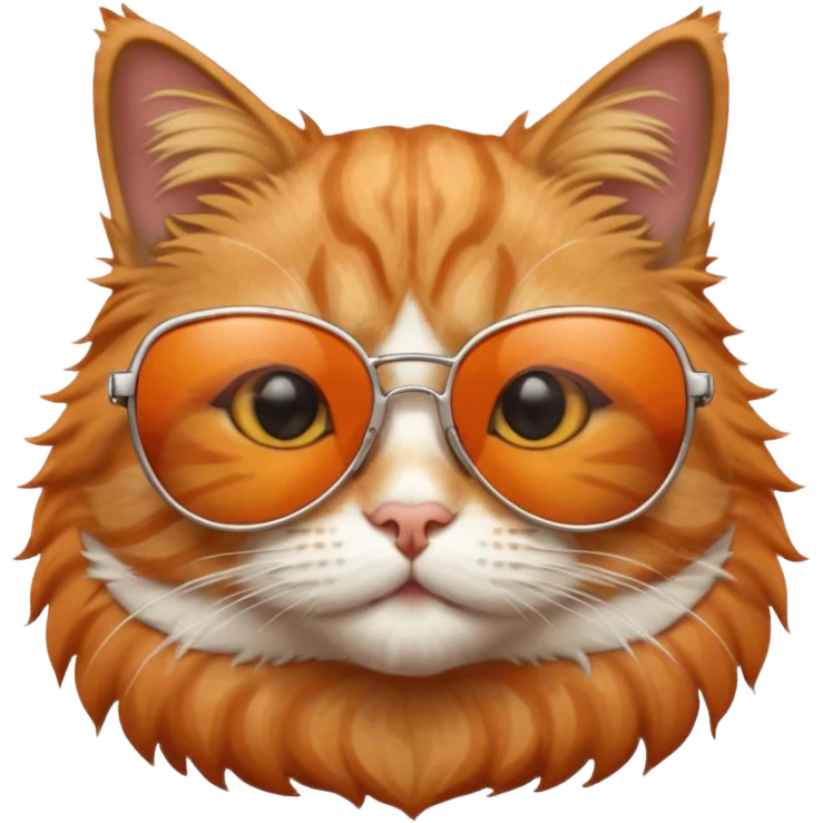 Cat wearing sunglasses emoji