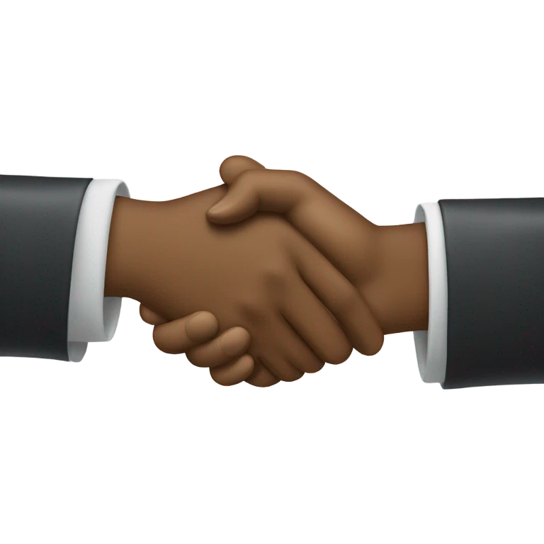 cool handshake emoji