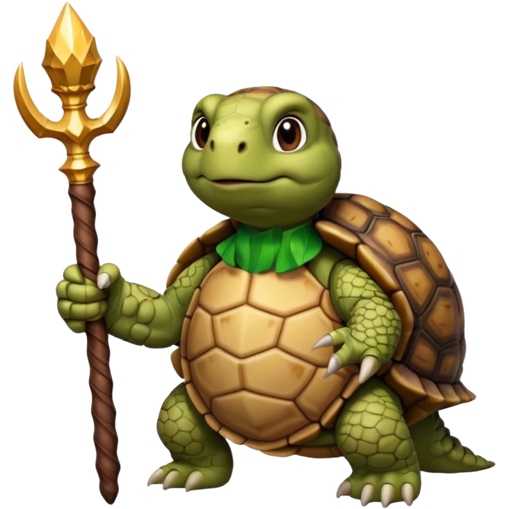tortiose with scepter emoji