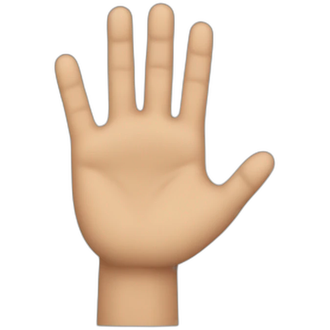 mano con dedo de en medio levantado emoji