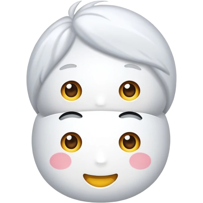 파란색 하트 emoji