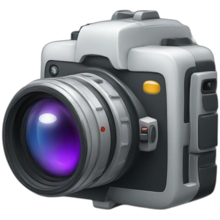 camera with brain emoji