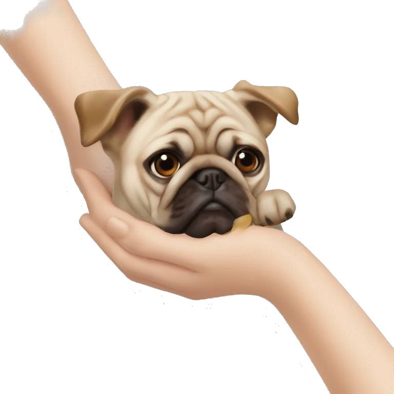 bacio con mano a pugno davanti alle labbra emoji