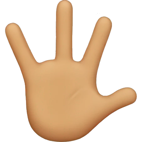 Kon hand emoji