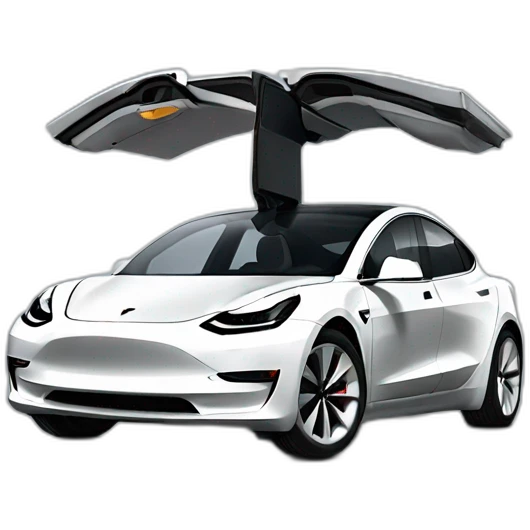 Tesla model 3 emoji