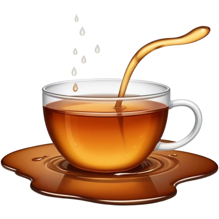 Spilled tea emoji