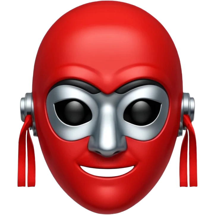 Money heist mask  emoji