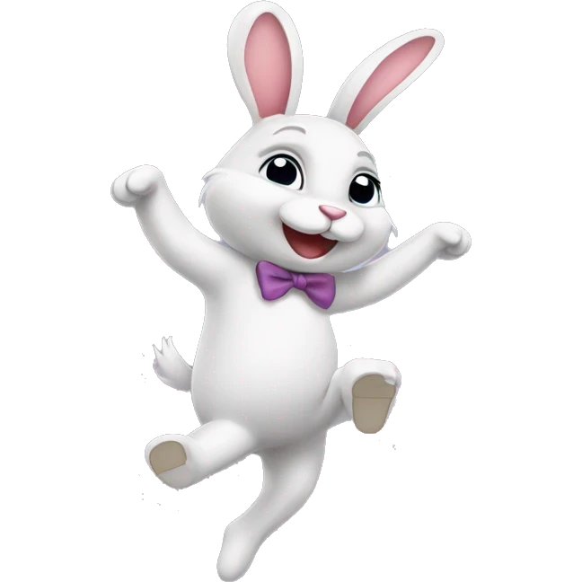 Dancing bunny emoji