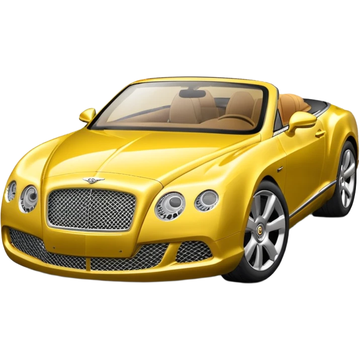 Yellow Bentley emoji