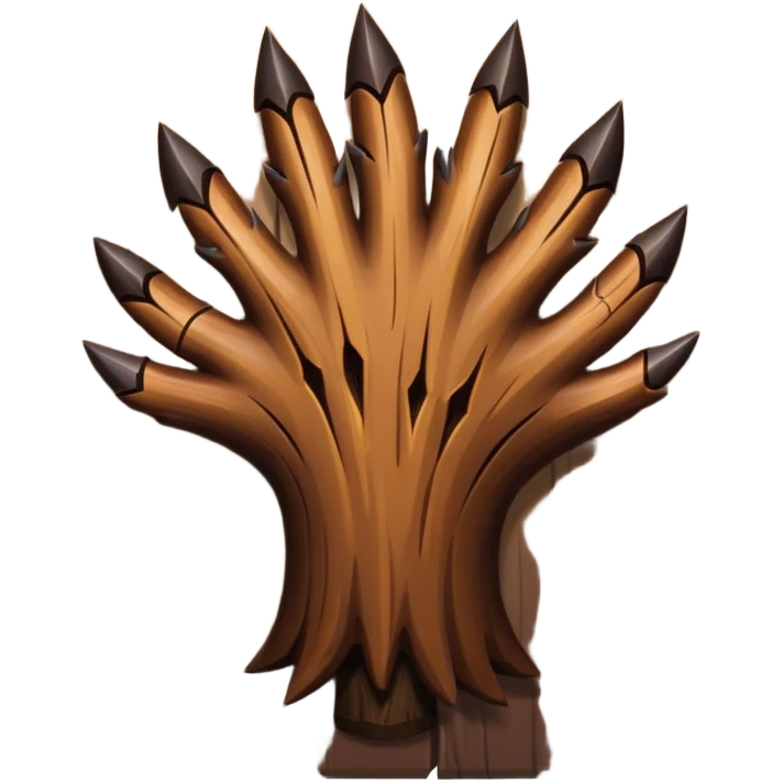 claw on tree  emoji