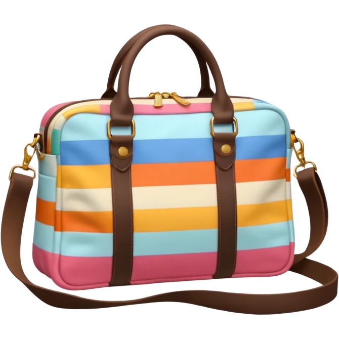 striped bag  emoji