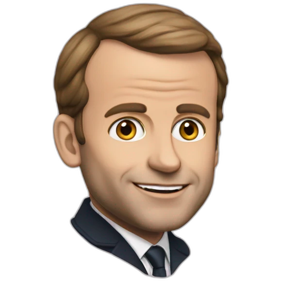 Macron avec Mac emoji
