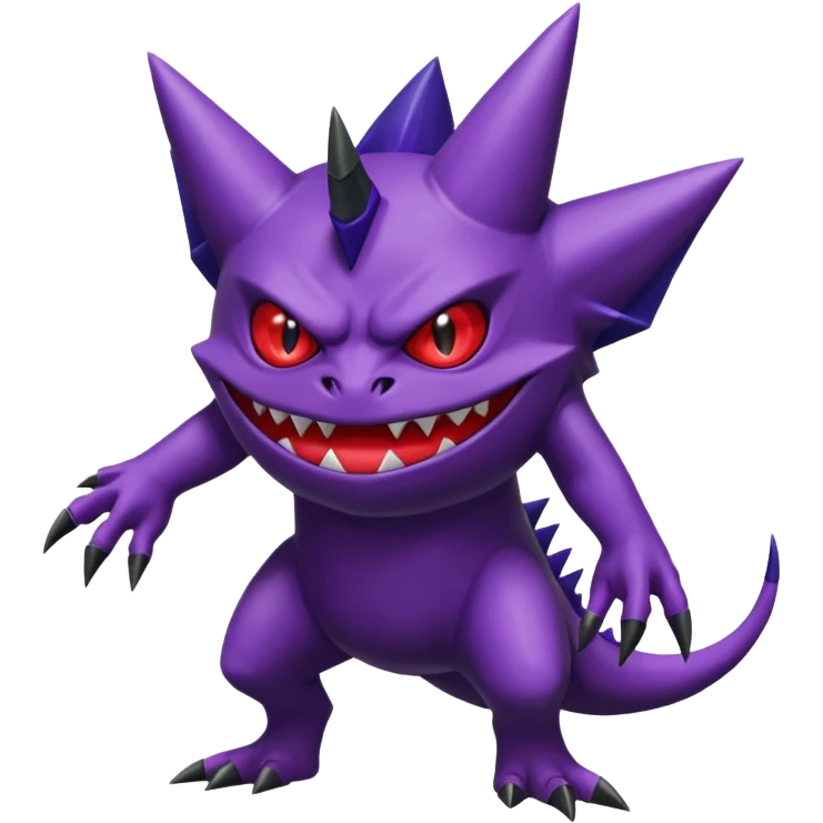 Gengar-Sableye-Genesect-fusion (full body) emoji