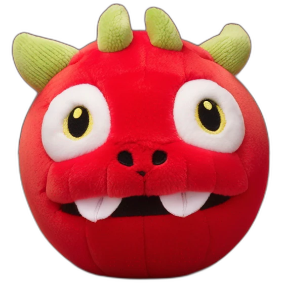 red chinese dragon jellycat baby ball emoji