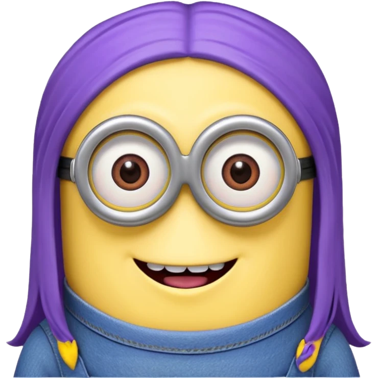 Minion violet emoji