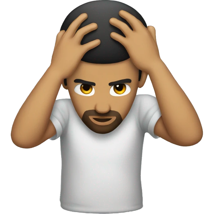 drake with his hands over his head emoji