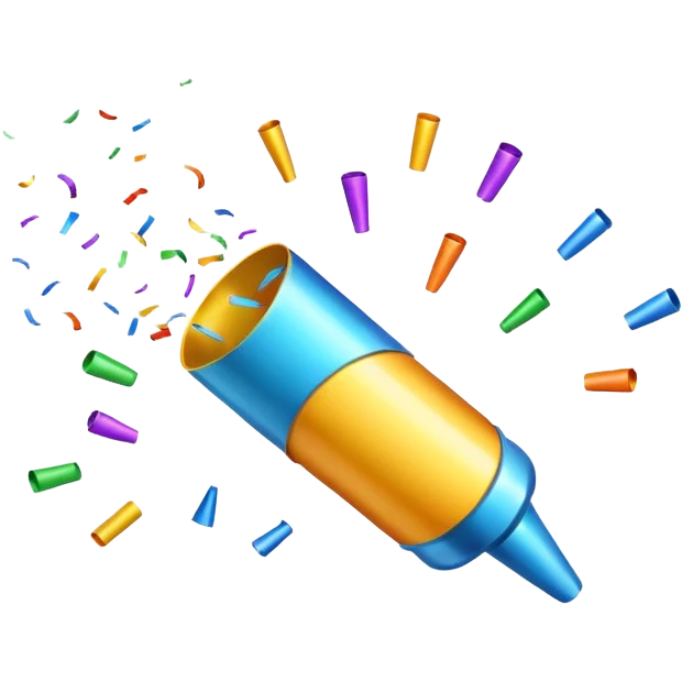 party popper emoji