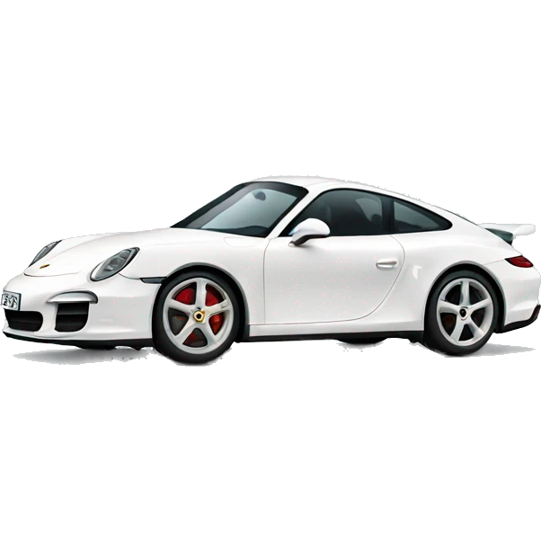 White Porsche emoji