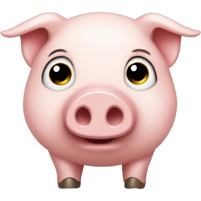 pig holding sign that says litp you liar emoji