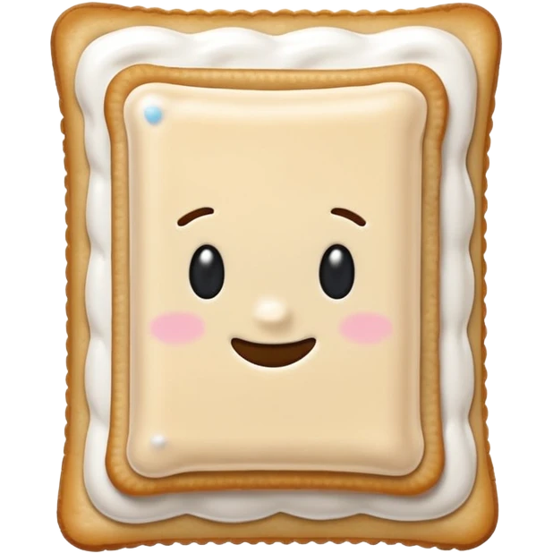 Pop tarts with white emoji