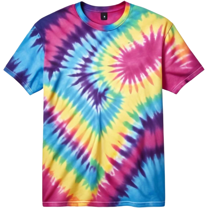 1990’s dark tie dye shirt emoji