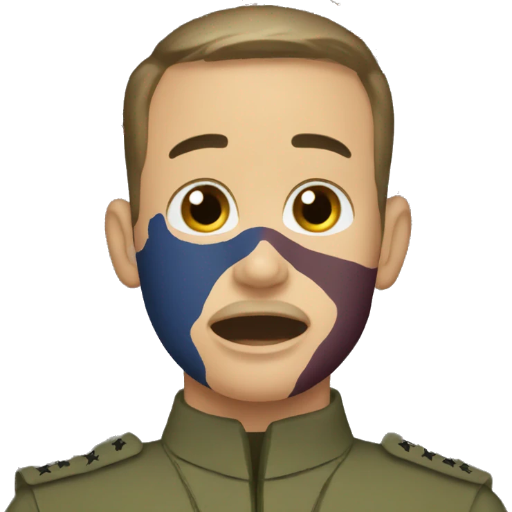 marine eating crayons emoji